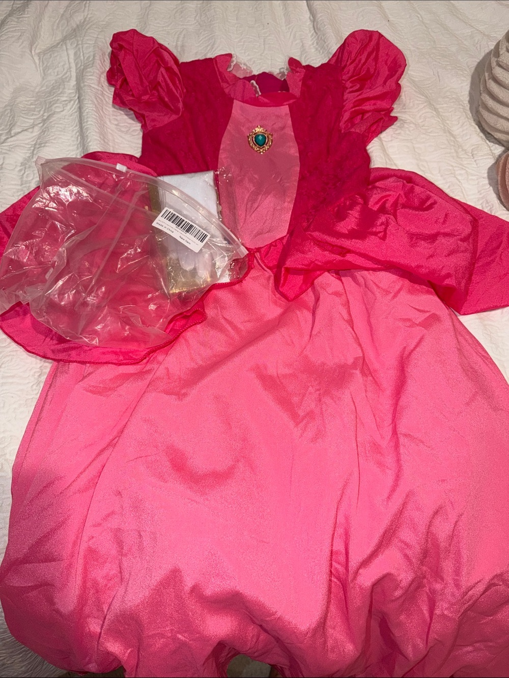 SHEIN Pink Two-Tone Princess Dress Costume